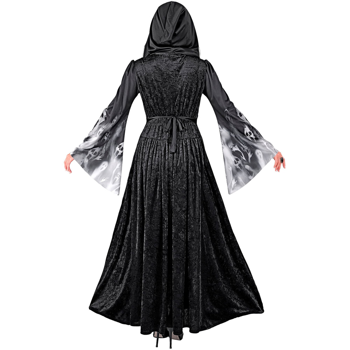 "SCREAMING SOULS" (Kleid mit Kapuze)