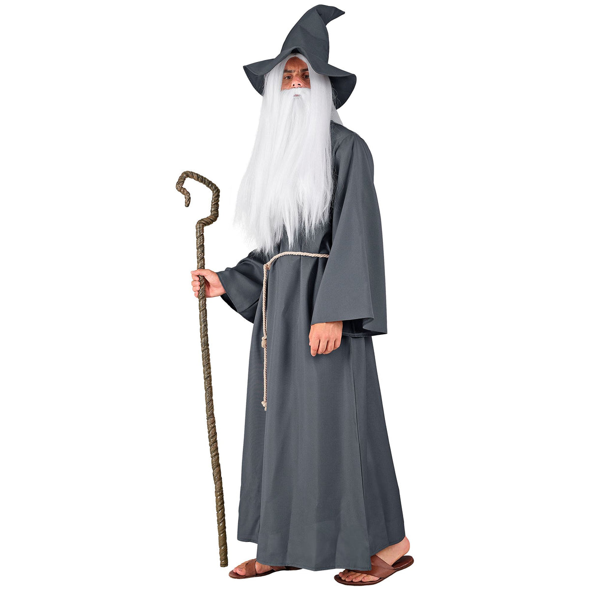 "ZAUBERER" (Robe, Gürtel, Hut)