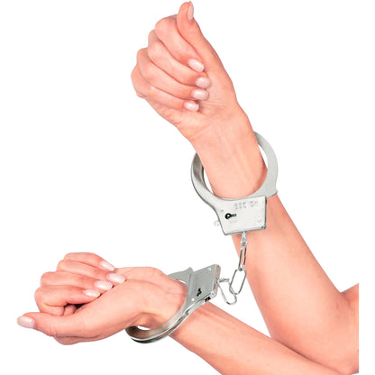 "HANDSCHELLEN AUS METTAL MIT SCHLÜSSEL"