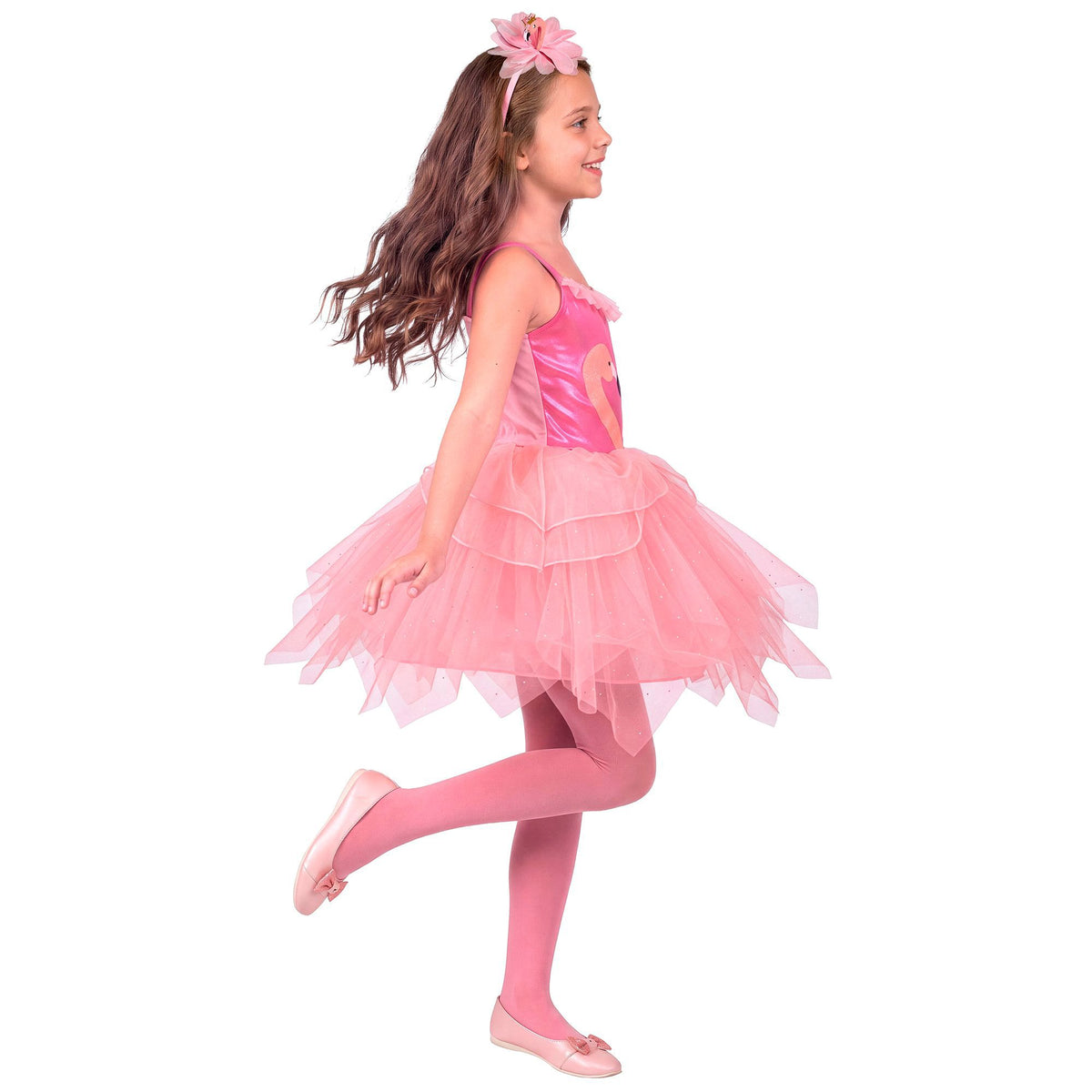 "FLAMINGO" (Kleid mit Tutu, Haarreif)