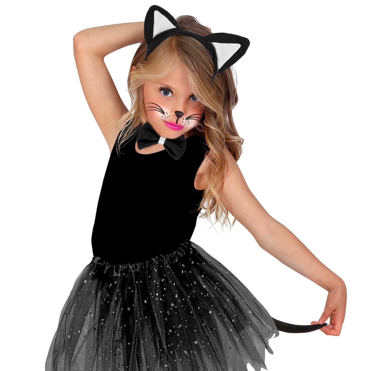 "KÄTZCHEN" Dress- Up- Set (Ohren, Fliege, Schwanz)