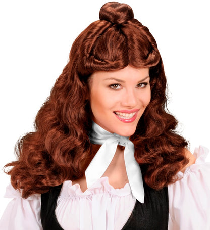 "WEIßES HALSTUCH" aus Satin