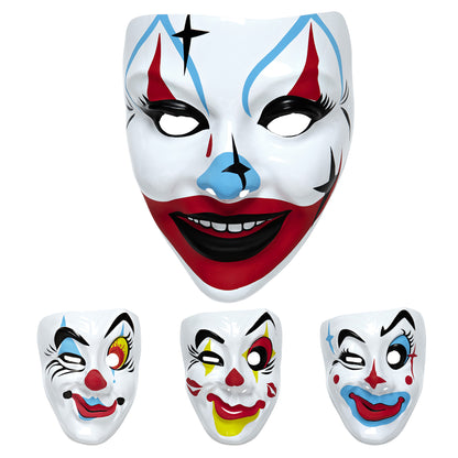 "MASKE CLOWN AUS KUNSTSTOFF" in 4 Modellen sortiert