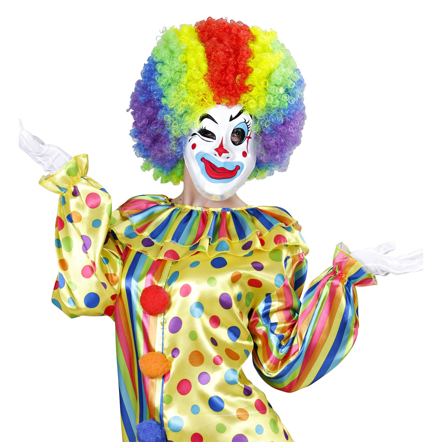 "MASKE CLOWN AUS KUNSTSTOFF" in 4 Modellen sortiert