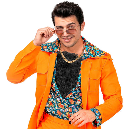 "BRUSTHAARE" schwarz