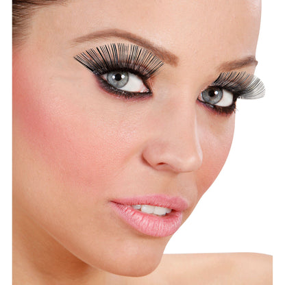 "SUPERLANGE SCHWARZE WIMPERN" mit Klebstofftube