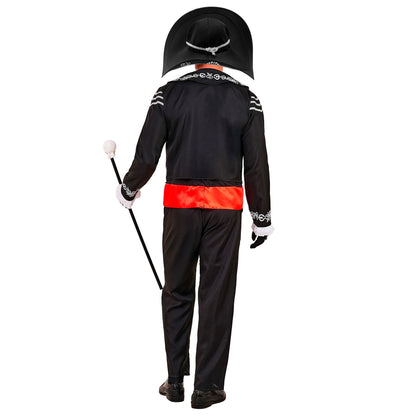 Widmann Mariachi Día de los Muertos Kostüm für Herren mit Jacke Hemd Weste Fliege Hose und Sombrero – Ansicht 8