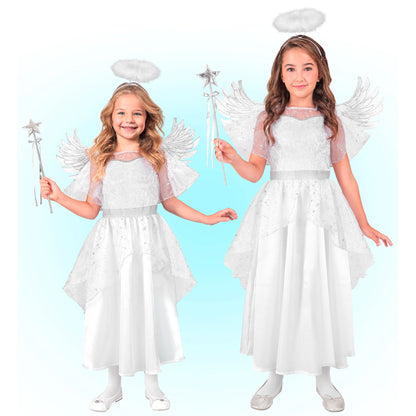 "ENGEL" (Kleid, Flügel, Heiligenschein)
