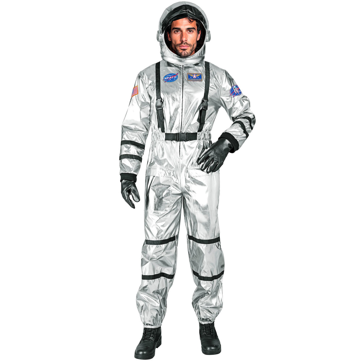 "SILBERNER ASTRONAUT" (Overall, Helm)