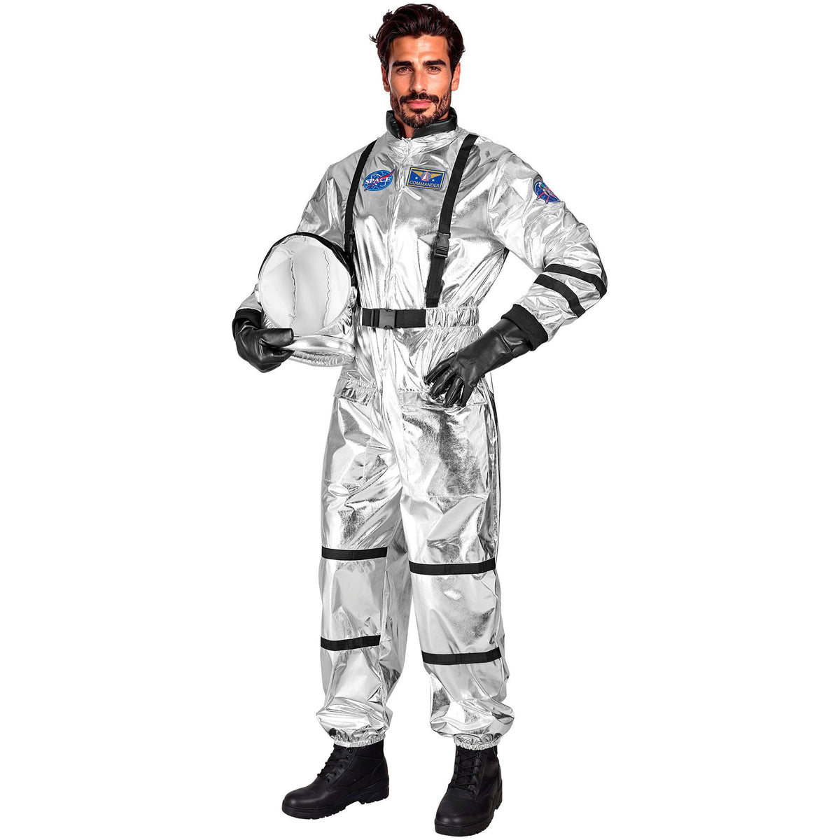 "SILBERNER ASTRONAUT" (Overall, Helm)