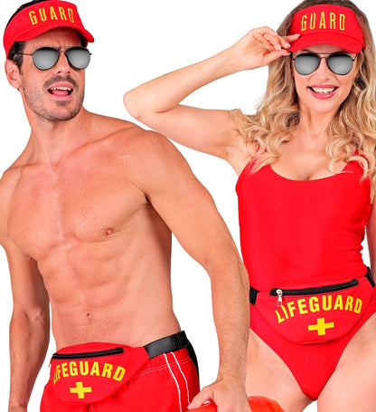 "RETTUNGSSCHWIMMER" (Schirmmütze & Gürteltasche)