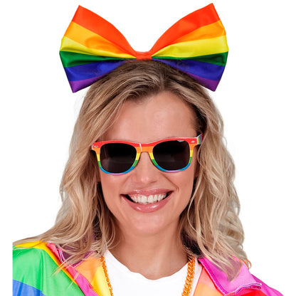 "REGENBOGEN SCHLEIFE HAARREIF"