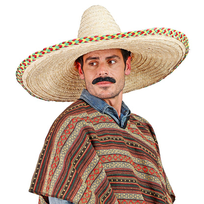 "MAXISOMBRERO MIT DEKORATIONEN" 65cm