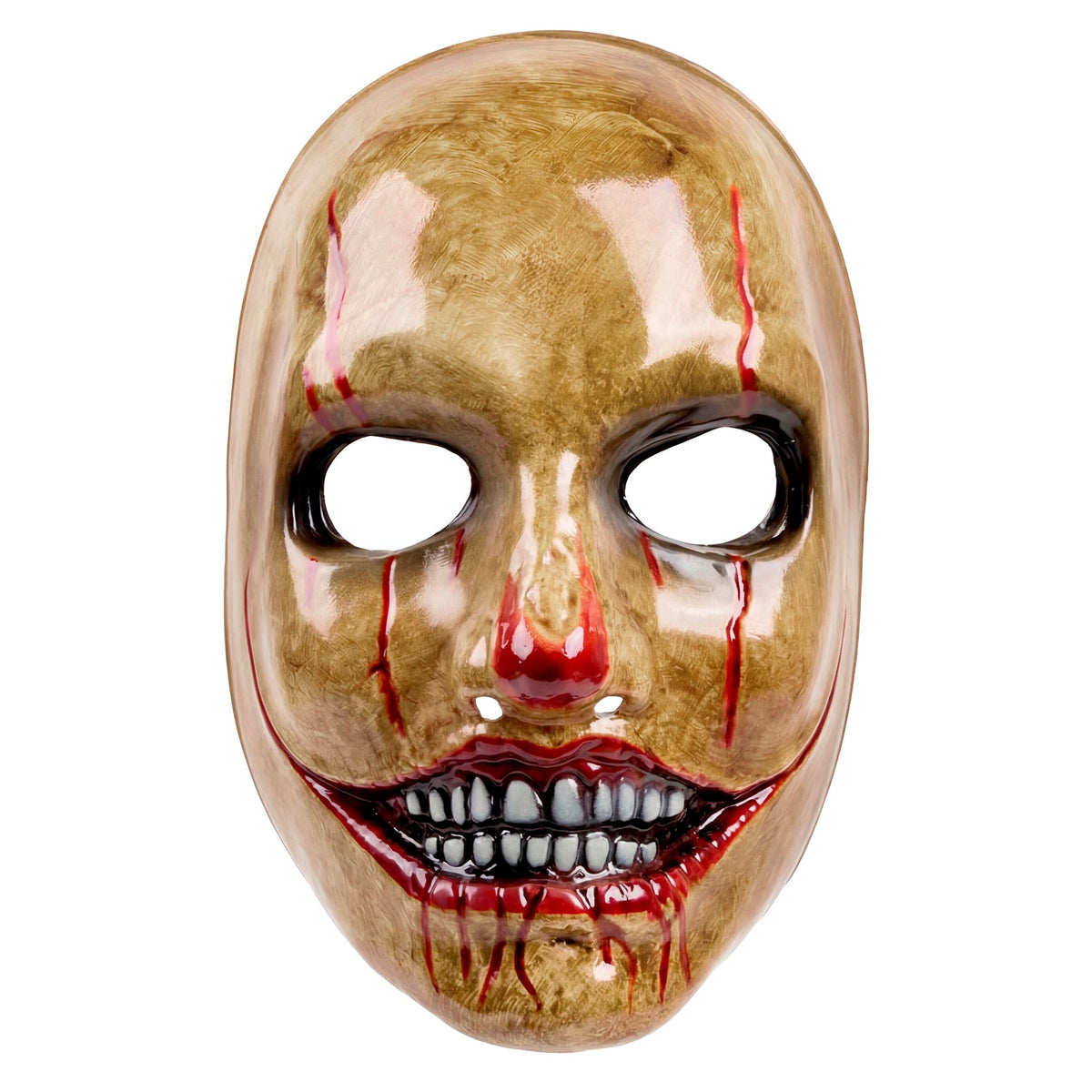 "PSYCHO CLOWN MASKE AUS PLASTIK"