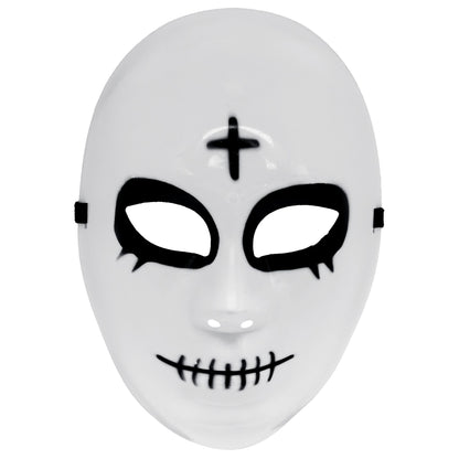 "SATANISTISCHE MASKE AUS HARDPLASTIK"
