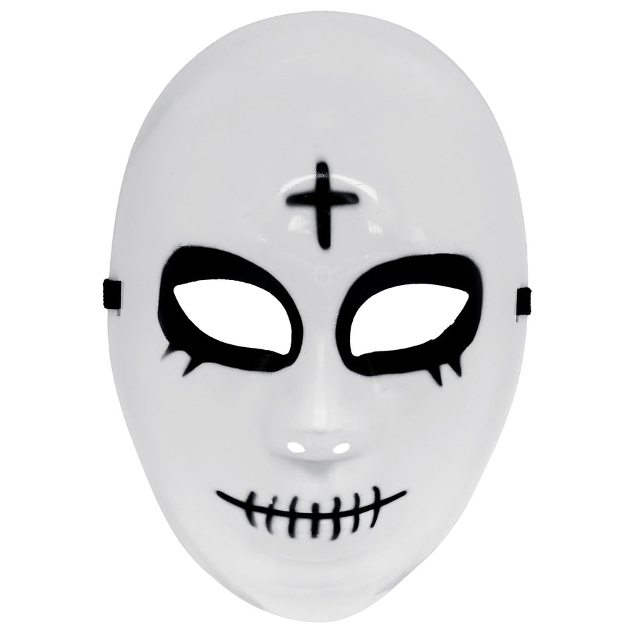 Satanistische Maske aus Hartplastik von Widmann – Produktansicht