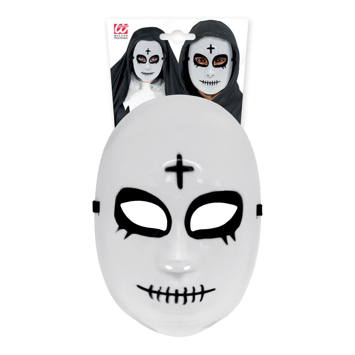 "SATANISTISCHE MASKE AUS HARDPLASTIK"