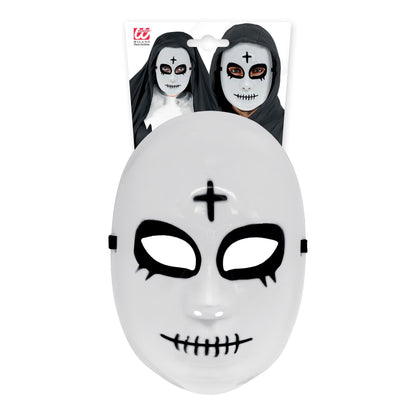 "SATANISTISCHE MASKE AUS HARDPLASTIK"