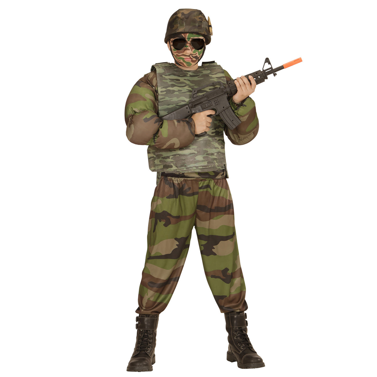 "SCHUSSSICHERE WESTE CAMOUFLAGE" Kindergröße