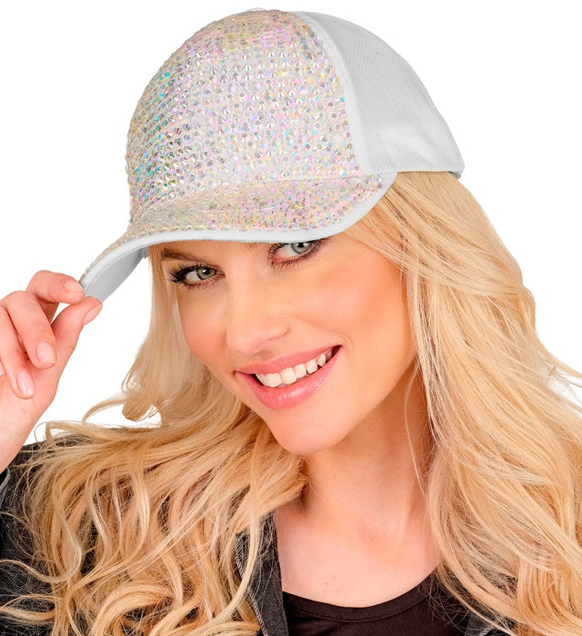"PERLEN STRASS BASECAP"