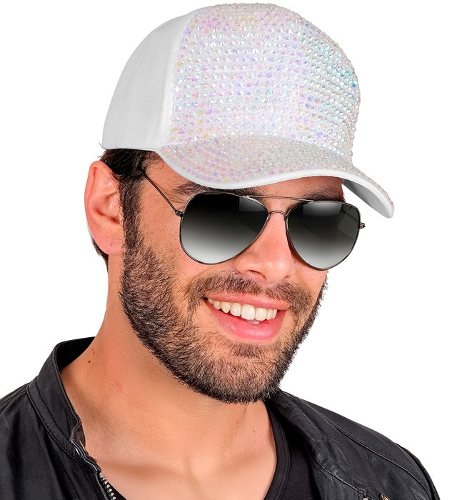 "PERLEN STRASS BASECAP"