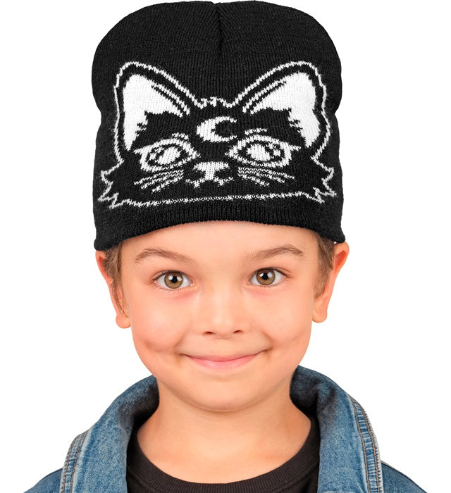 "KATZEN BEANIE MÜTZE" in Kindergröße