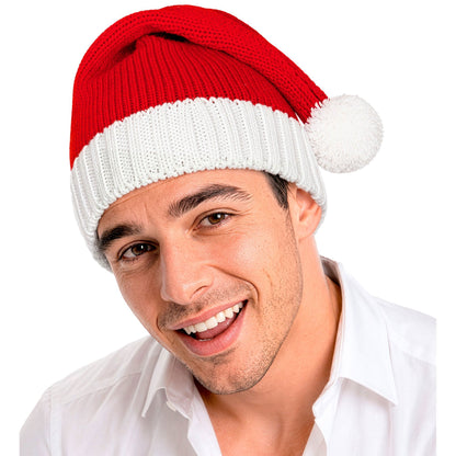 "GESTRICKTE WEIHNACHTSMANNMÜTZE"