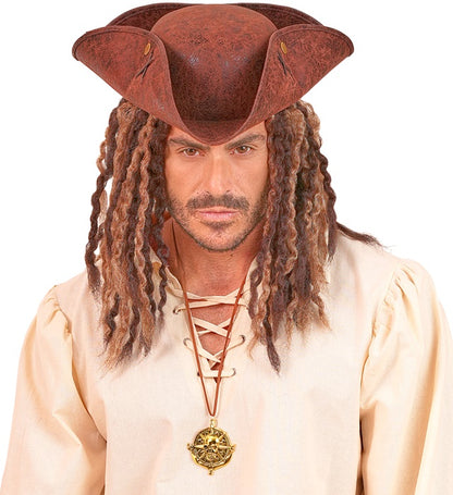 Widmann Piratenkette mit Totenkopf-Medaillon – Verpackung