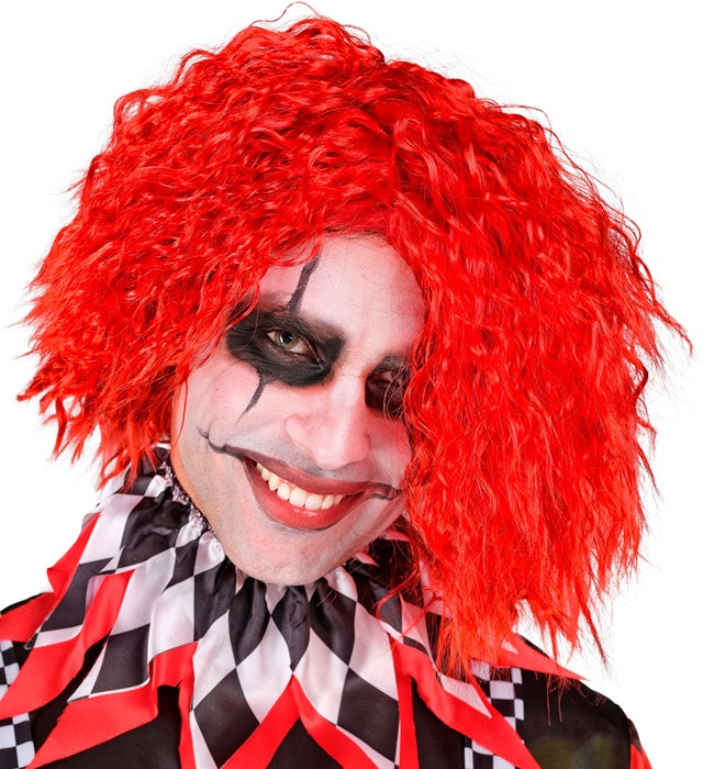 "ROTE KILLERCLOWN PERÜCKE" in Box