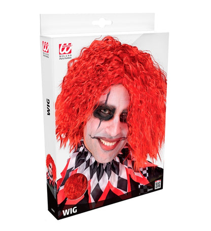 "ROTE KILLERCLOWN PERÜCKE" in Box