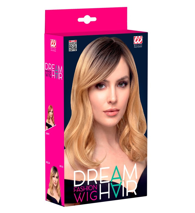 "PERÜCKE BELLA BLOND IN DREAM HAIR QUALITÄT" in farbiger Box