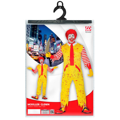 "McKILLER CLOWN" (Overall, Strümpfe ohne Füße, Schal)