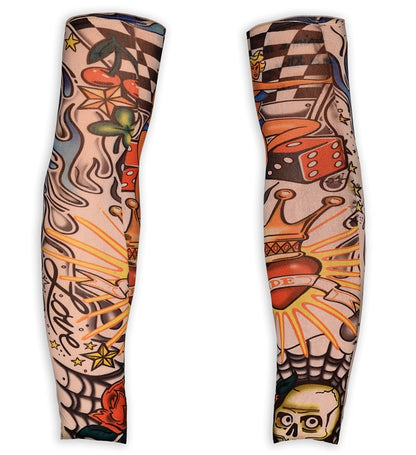 Paar "TATTOOÄRMEL MIAMI INK" realistisch aussehend