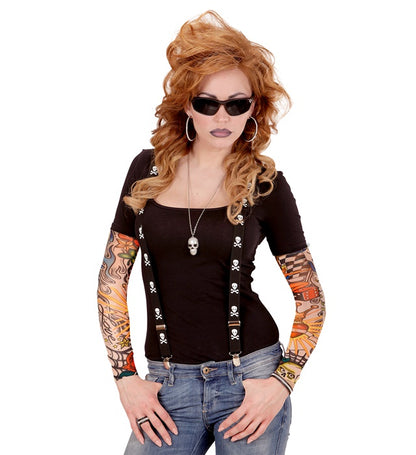 Paar "TATTOOÄRMEL MIAMI INK" realistisch aussehend