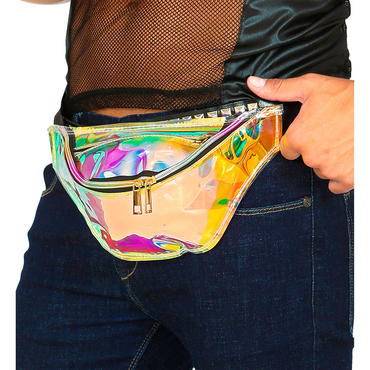 "80er JAHRE HOLOGRAFISCHE GÜRTELTASCHE"