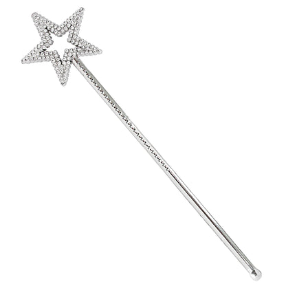 Widmann MAGIC STERN Feenstab silber 31 cm – Produktansicht