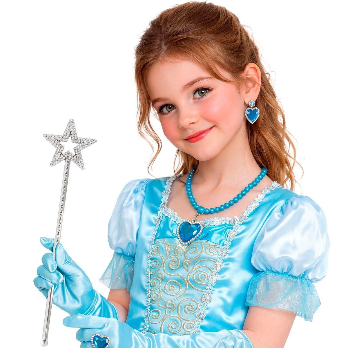 Widmann MAGIC STERN Feenstab silber 31 cm – Rückansicht