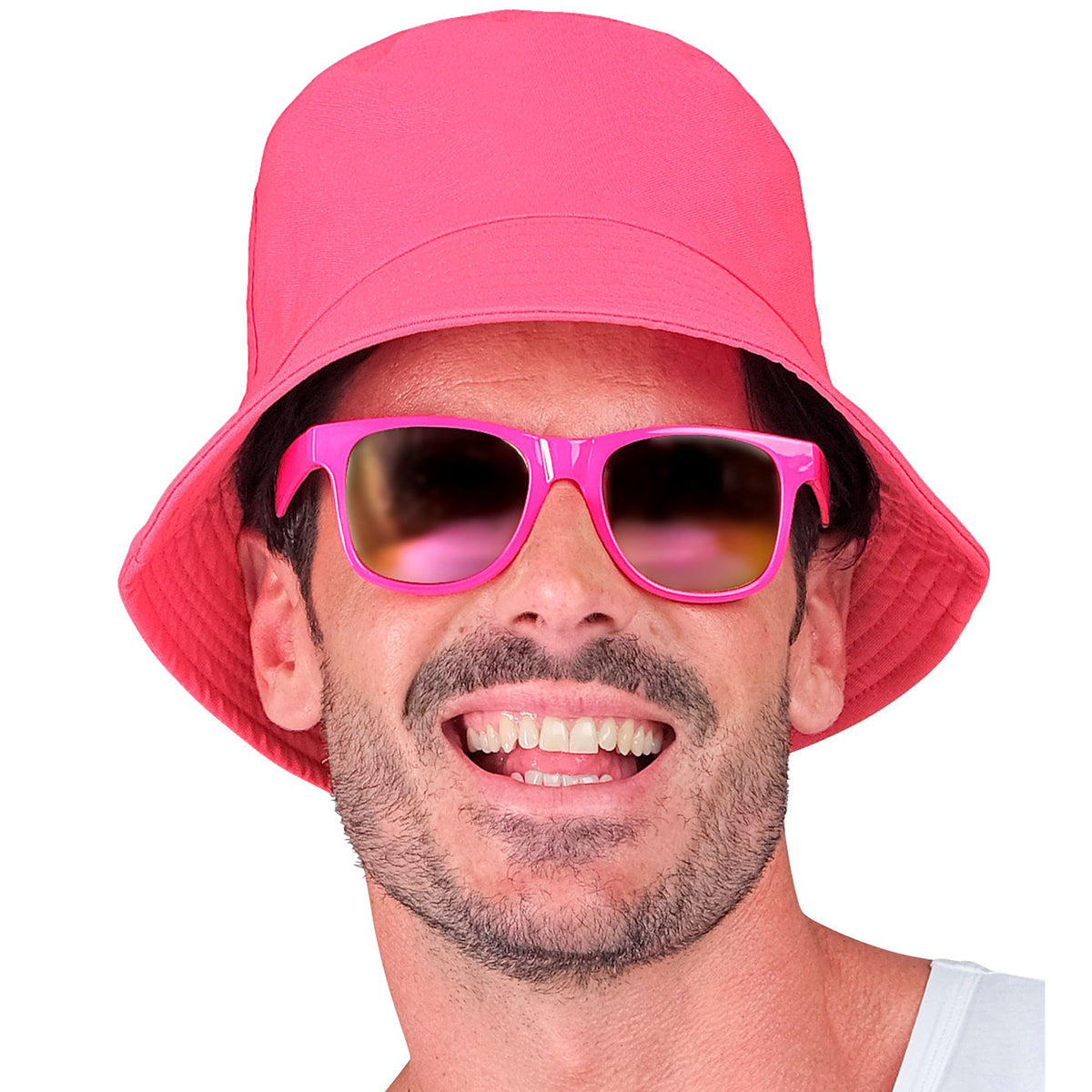 "NEON PINKER ANGLERHUT"