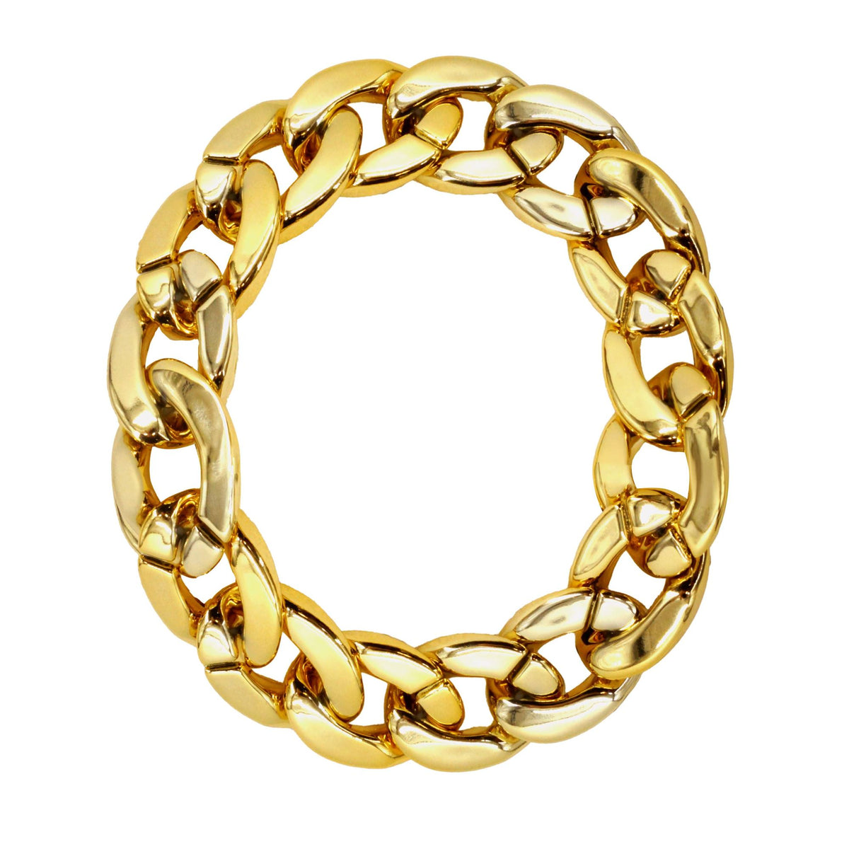 Goldenes Armband von Widmann aus ABS fuer Kostuem und Party – Produktansicht