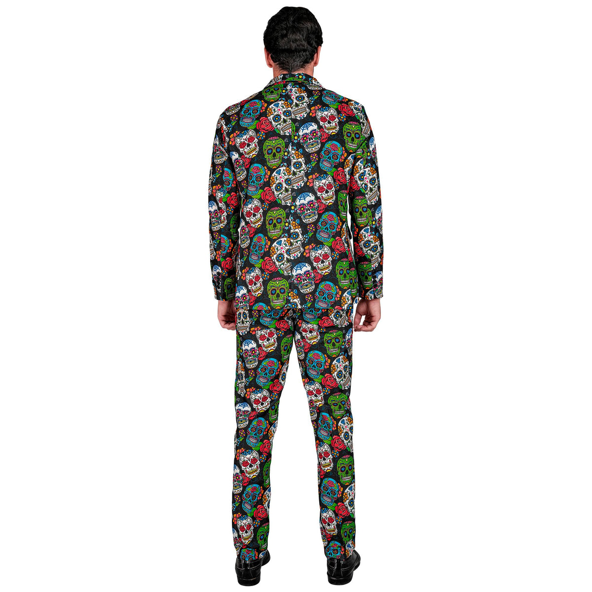 "DIA DE LOS MUERTOS PARTY FASHION ANZUG" (Jackett, Hose)