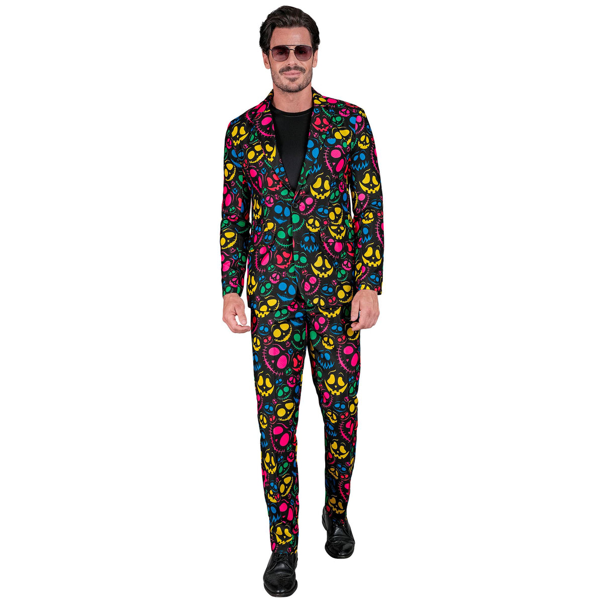 "NEON GESPENSTER PARTY FASHION ANZUG" (Jackett, Hose)