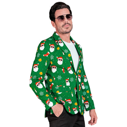 Weihnachtsmann Party-Jackett von Widmann – Seitenansicht