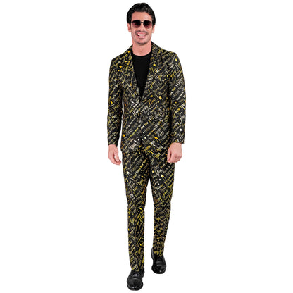 "HAPPY NEW YEAR PARTY FASHION ANZUG" (Jackett, Hose)