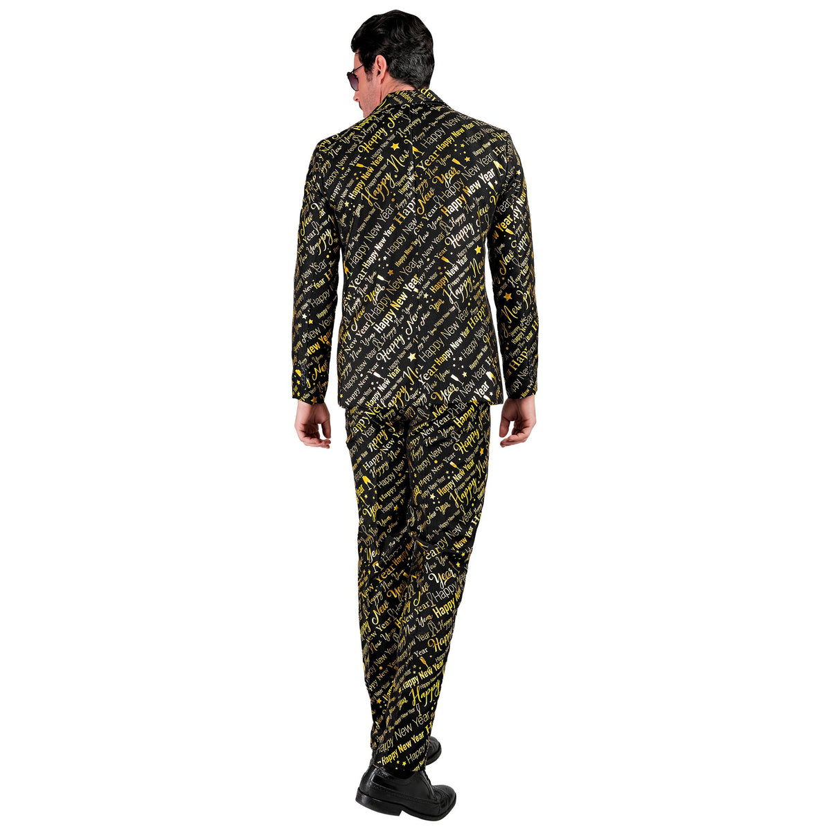 "HAPPY NEW YEAR PARTY FASHION ANZUG" (Jackett, Hose)