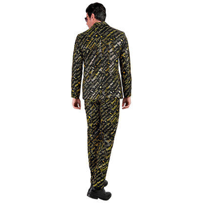 "HAPPY NEW YEAR PARTY FASHION ANZUG" (Jackett, Hose)
