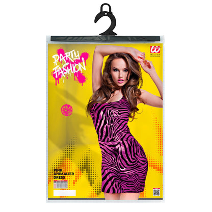 "PINKES ANIMAL PRINT PARTY FASHION KLEID" (Kleid)