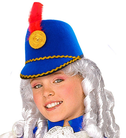 "BLAUER MAJORETTE HUT" aus Filz