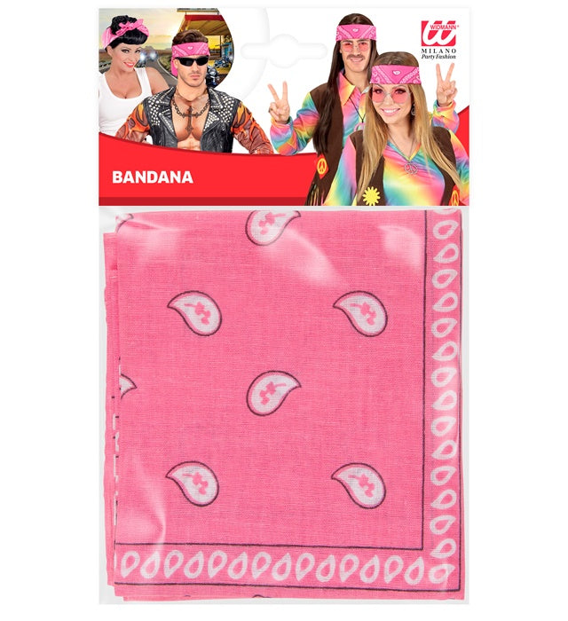 Rosa Widmann Bandana aus 100 Prozent Baumwolle 55 x 55 cm – Seitenansicht