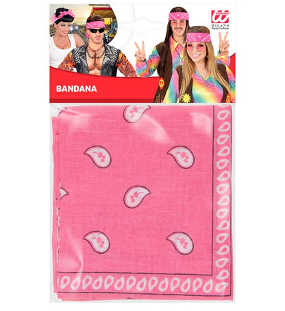 Rosa Widmann Bandana aus 100 Prozent Baumwolle 55 x 55 cm – Seitenansicht