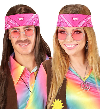 Rosa Widmann Bandana aus 100 Prozent Baumwolle 55 x 55 cm – Rückansicht